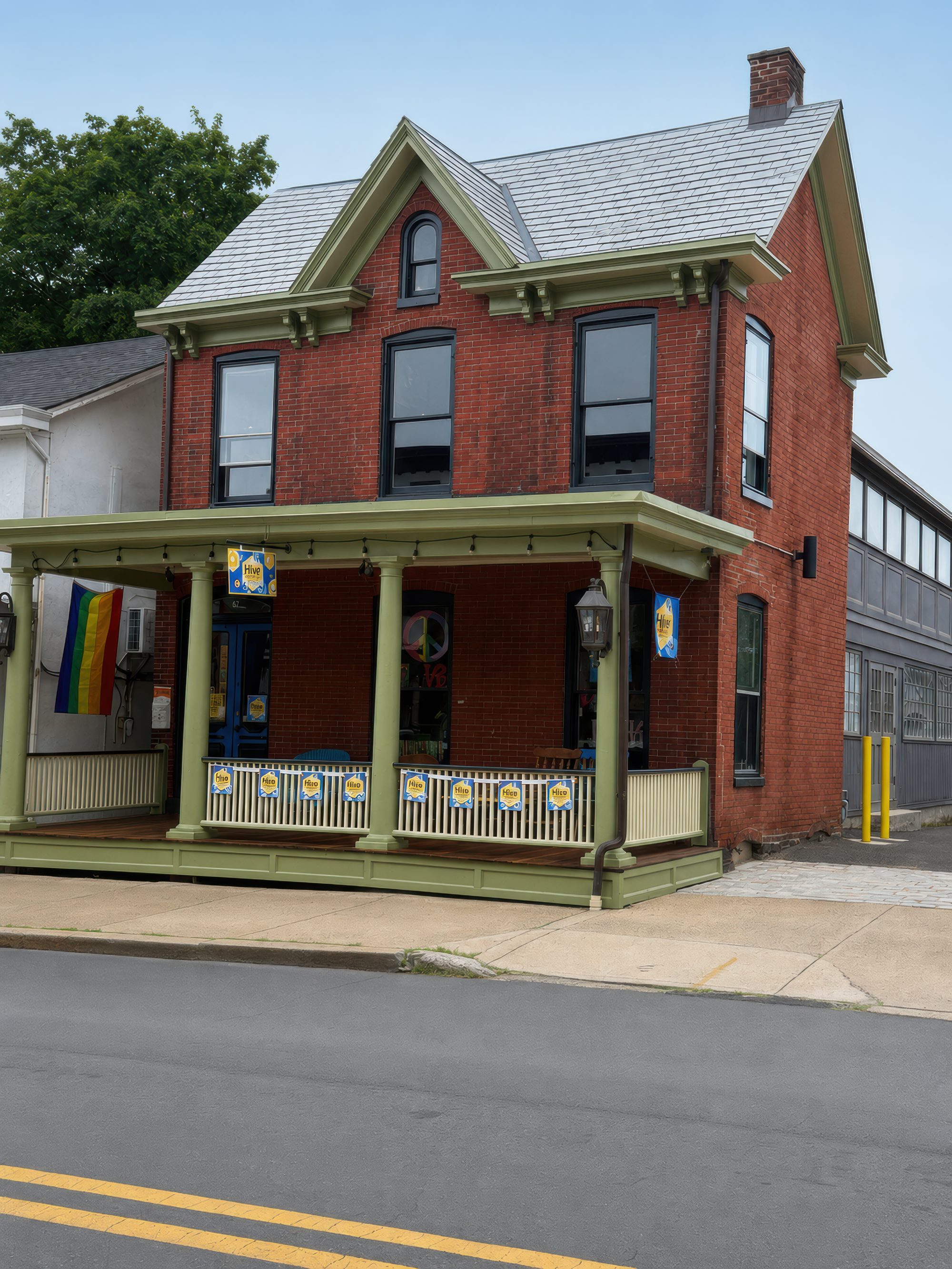 67 Bridge Street — corner view of the 1888 brick building